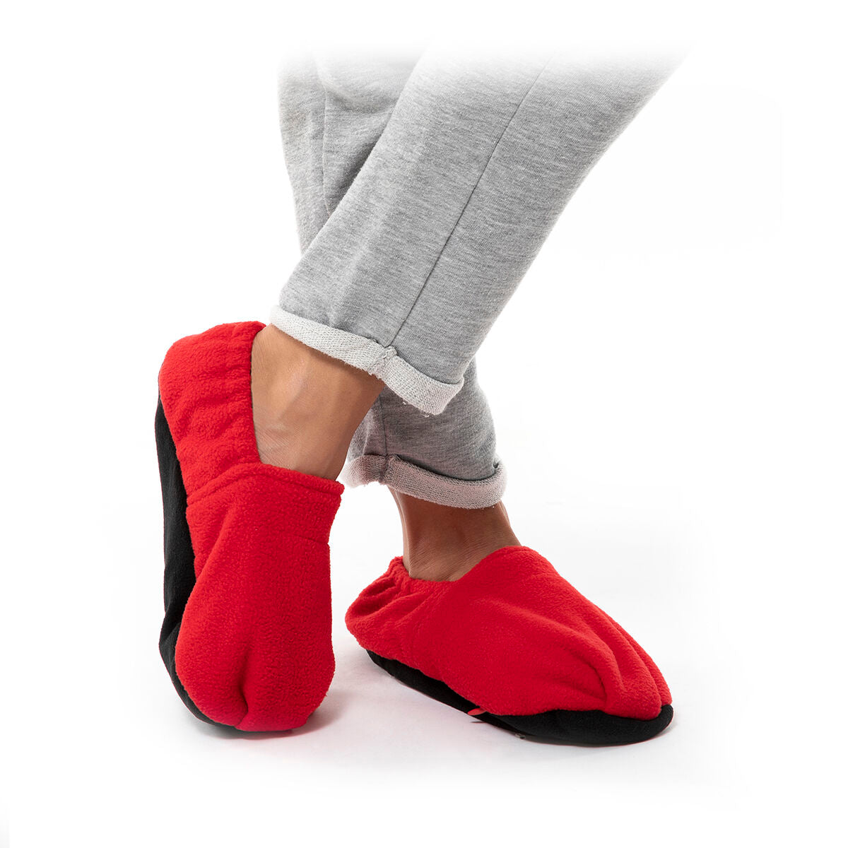 InnovaGoods Microwavable Heated Slippers Rot – Produktansicht 6