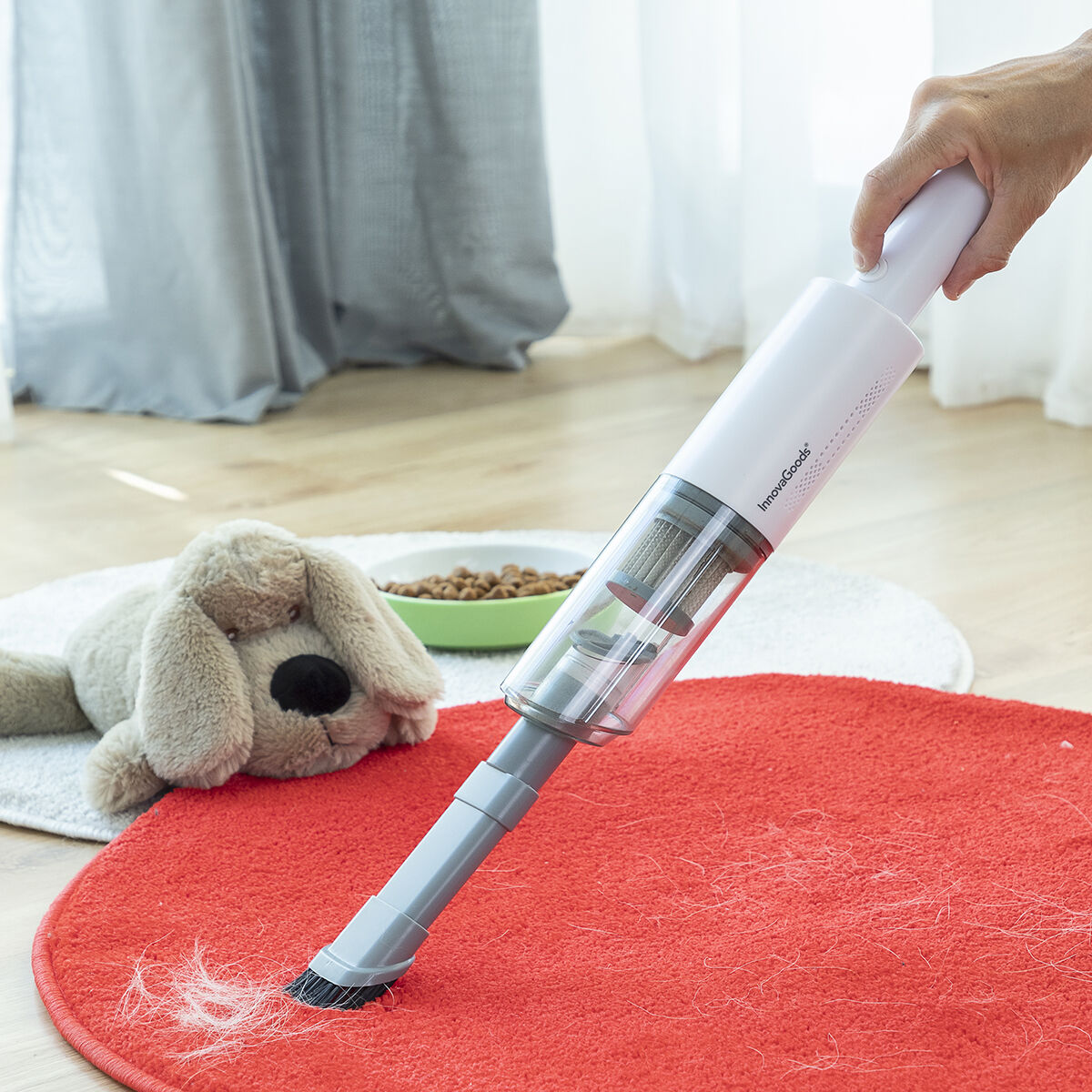 Wiederaufladbar Handheld Vacuum Cleaner with 3 Accessories Hancuum InnovaGoods – Produktbild 1