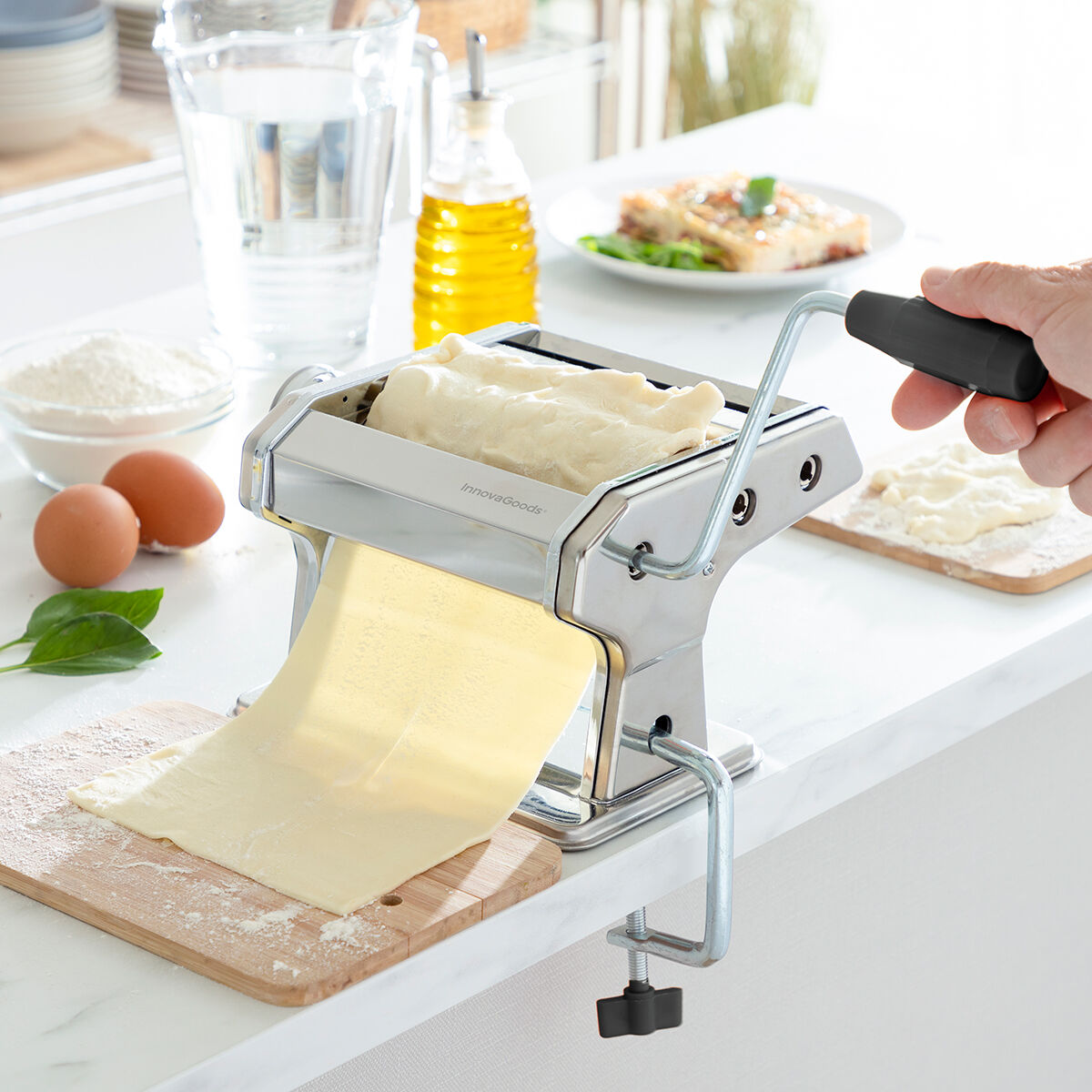 Maschine für making Fresh Pasta mit Recipes Frashta InnovaGoods – Produktansicht 1