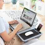 InnovaGoods Tragbar Notebook Desk mit XL Kissen Deskion – Produktansicht 1
