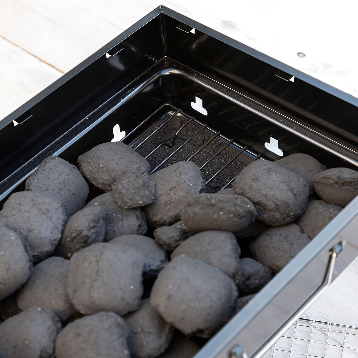 Klappbar Tragbar Barbecue für use mit Charcoal BearBQ InnovaGoods – Produktansicht 8