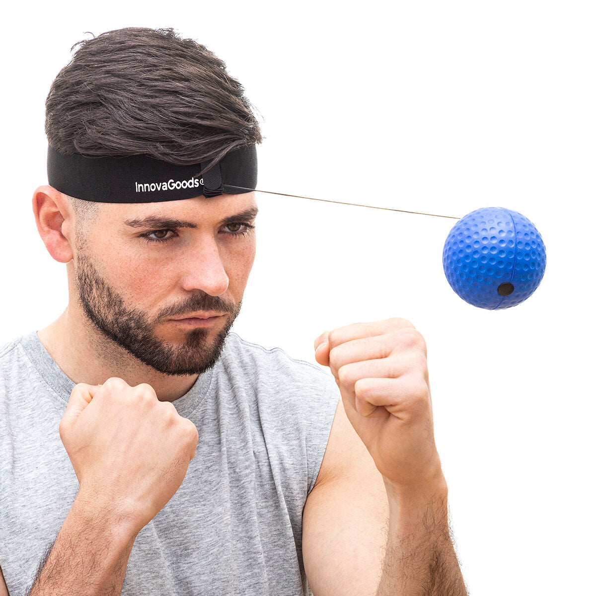 InnovaGoods Trainings- und Reflexball-Set Balxing – Produktansicht 9