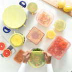 Set aus 10 Wiederverwendbar & Verstellbar Küche Lids Lilyd InnovaGoods – Produktansicht 2