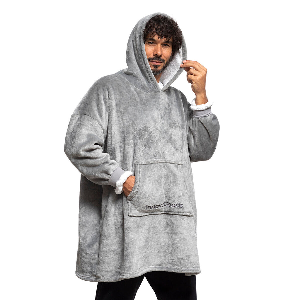 InnovaGoods Oversized Sweatshirt Blanket mit Fleece Lining Swug – Produktansicht 10