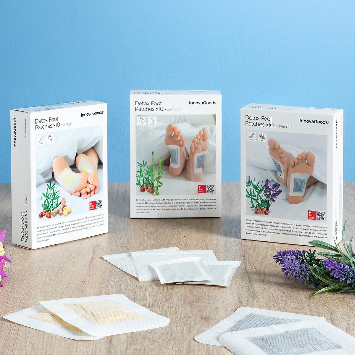 InnovaGoods Detox Fuß Patches Lavender – Produktansicht 8