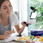 Vlogging Kit mit Leicht, Mikrofon & Fern Steuerung Plodni InnovaGoods – Produktansicht 5