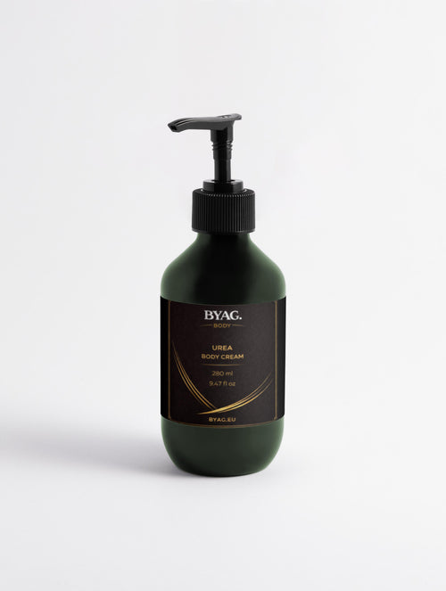 BYAG. Herren 5 % Urea + 2 % Panthenol Körpercreme – Produktansicht 1