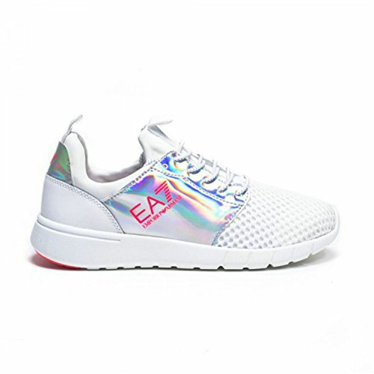 Armani Sportschuhe Damen Woven Weiß