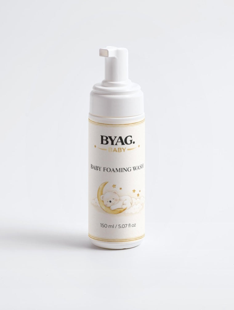 BYAG. Baby Gentle Foaming Wash.