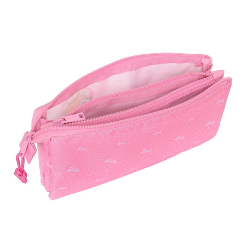 Barbie Dreifach-Federmäppchen Mädchen Rosa – Produktbild 2