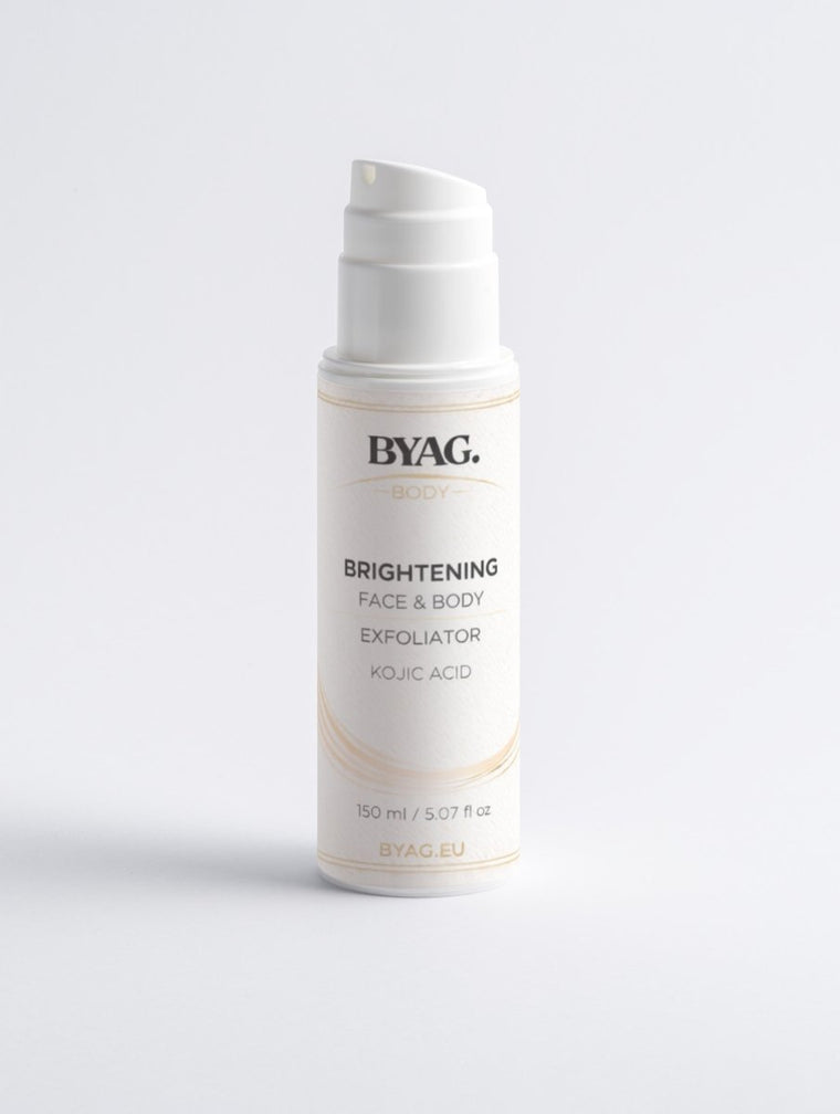 BYAG. Brightening Face & Body Exfoliator – Kojic Acid