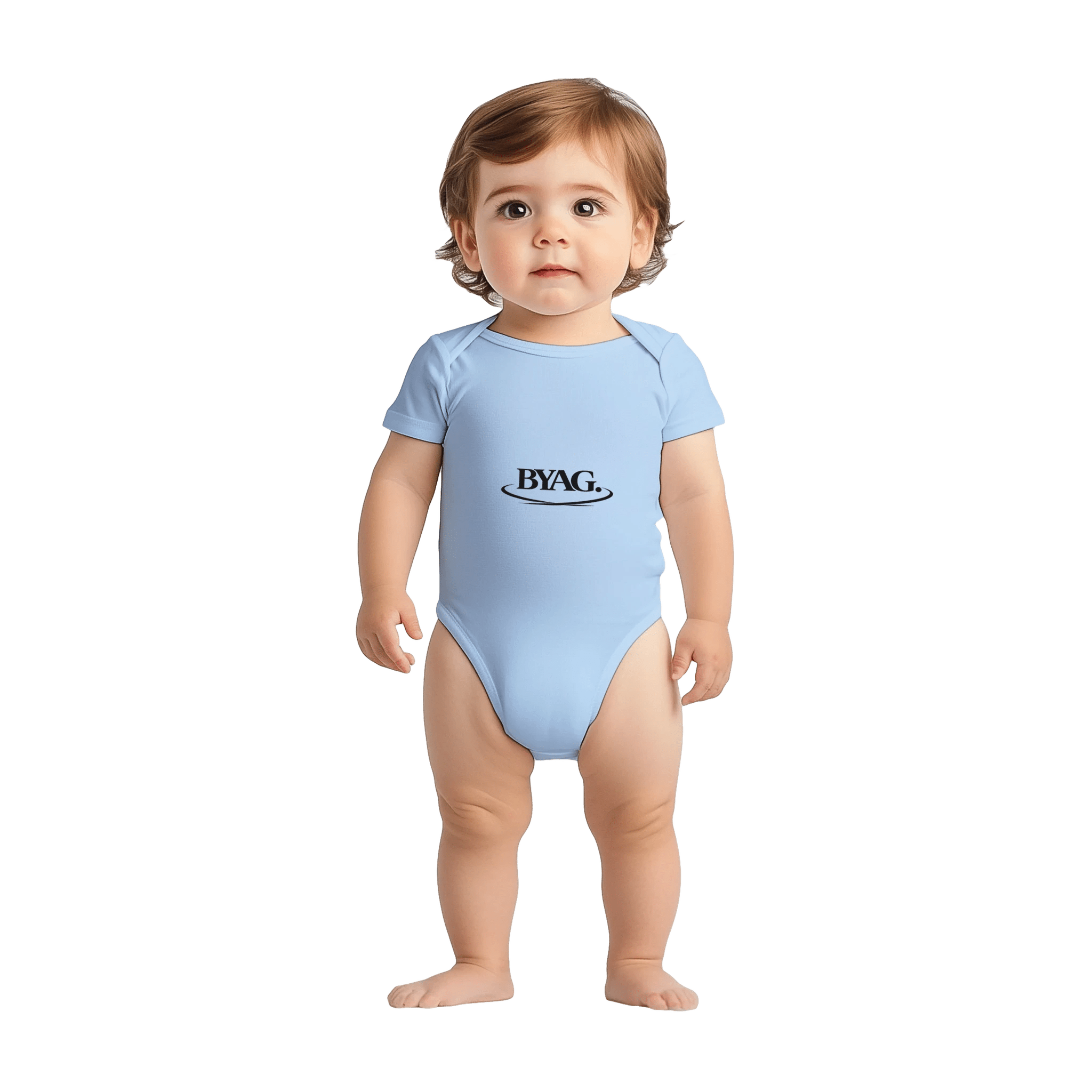 BYAG. Baby Short Sleeve Bodysuit – Blue - BYAG.DEPrint MaterialBYAG.DEBYAG.DE#original_value#12M