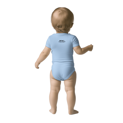 BYAG. Baby Short Sleeve Bodysuit – Blue - BYAG.DEPrint MaterialBYAG.DEBYAG.DE#original_value#12M