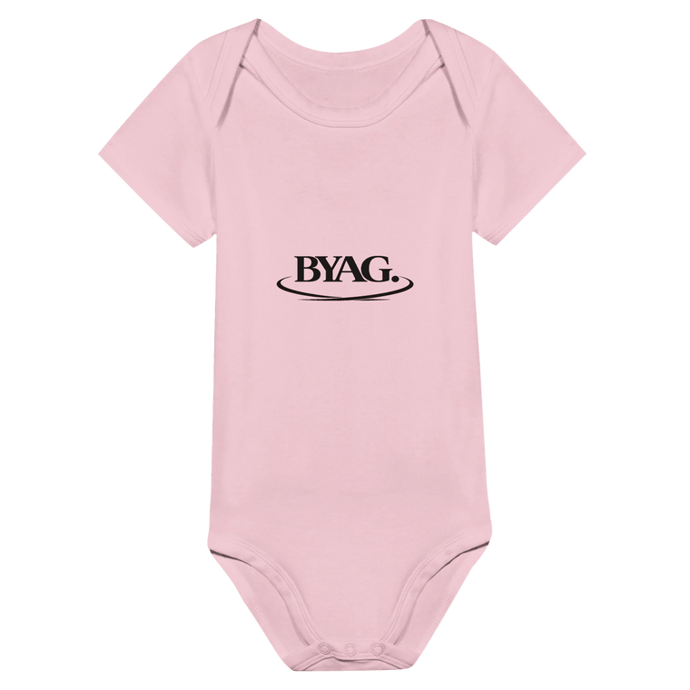 BYAG. Baby Short Sleeve Bodysuit – Pink