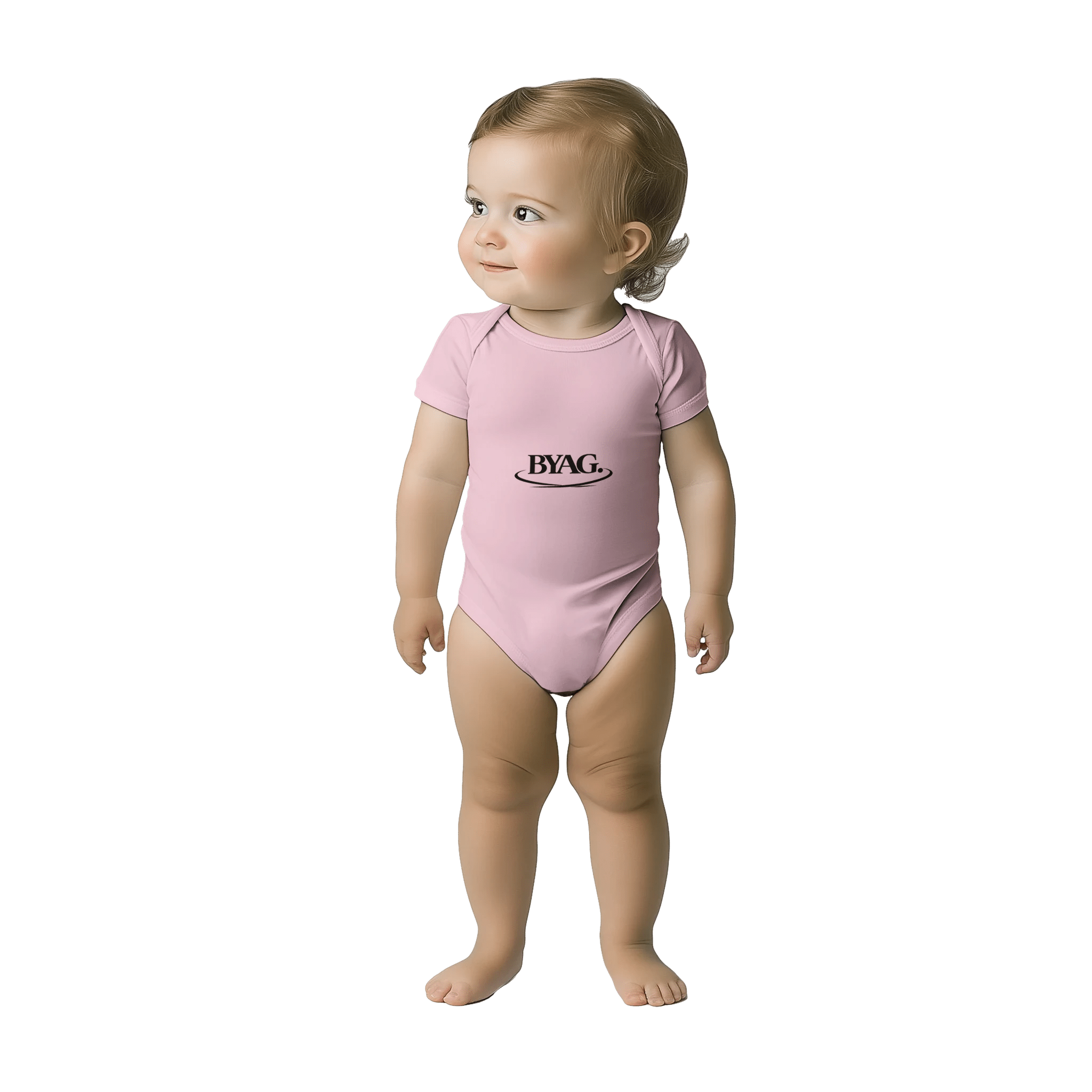 BYAG. Baby Short Sleeve Bodysuit – Pink - BYAG.DEPrint MaterialBYAG.DEBYAG.DE#original_value#12M