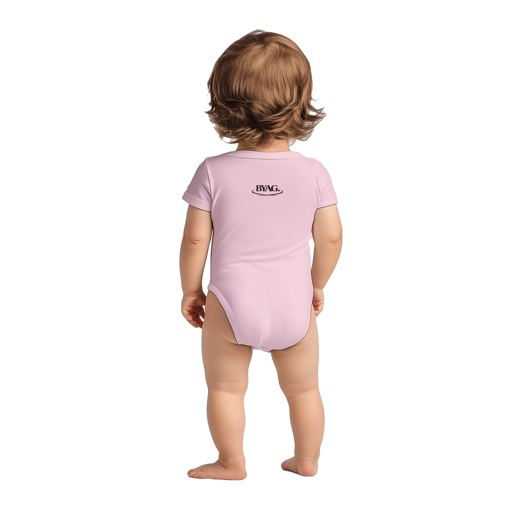 BYAG. Baby Short Sleeve Bodysuit – Pink - BYAG.DEPrint MaterialBYAG.DEBYAG.DE#original_value#12M