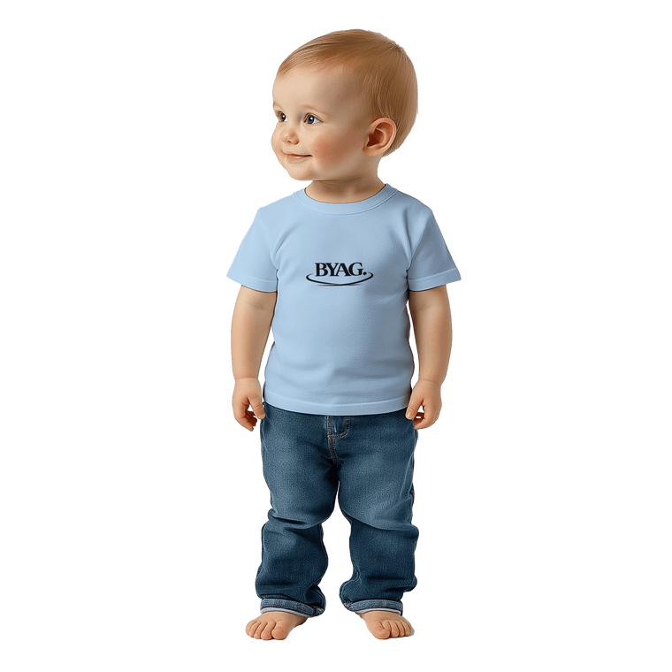 BYAG. Baby Cotton T-Shirt – Blue