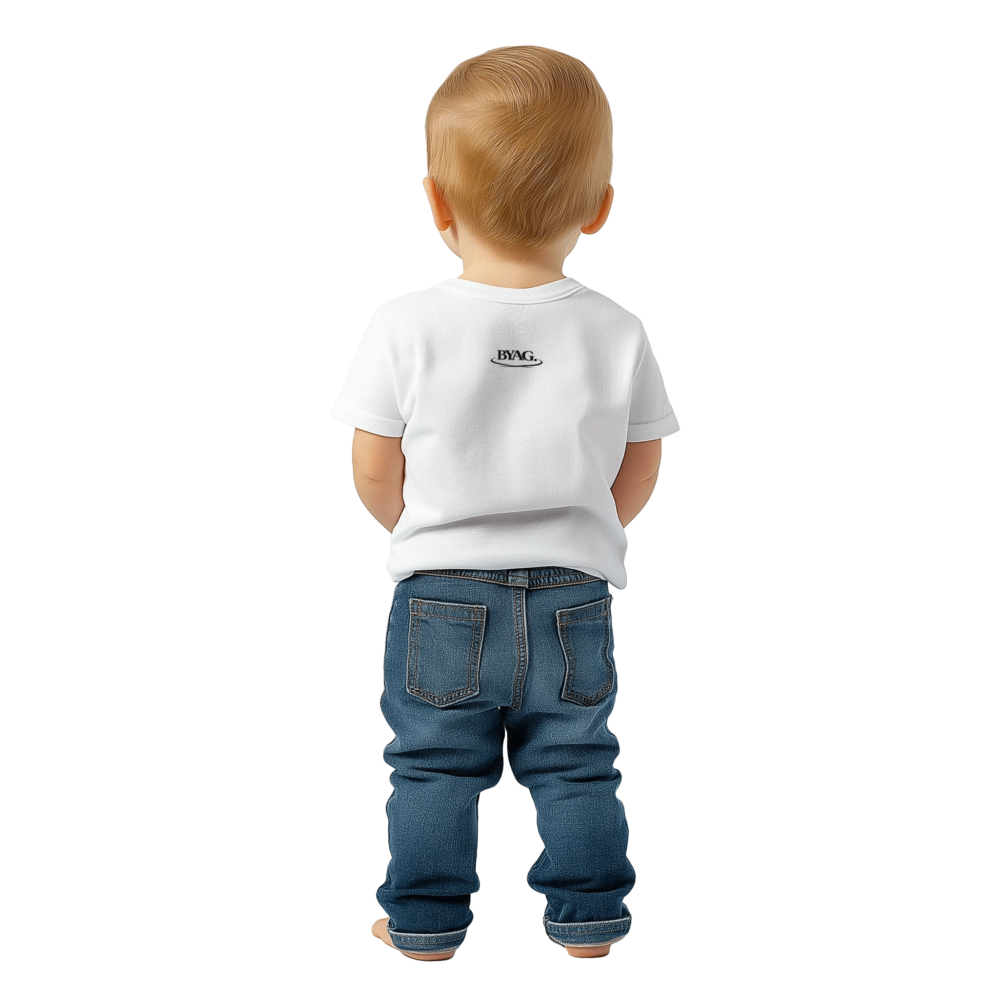 BYAG. Baby Cotton T-Shirt – White - BYAG.DEPrint MaterialBYAG.DEBYAG.DE#original_value#12M