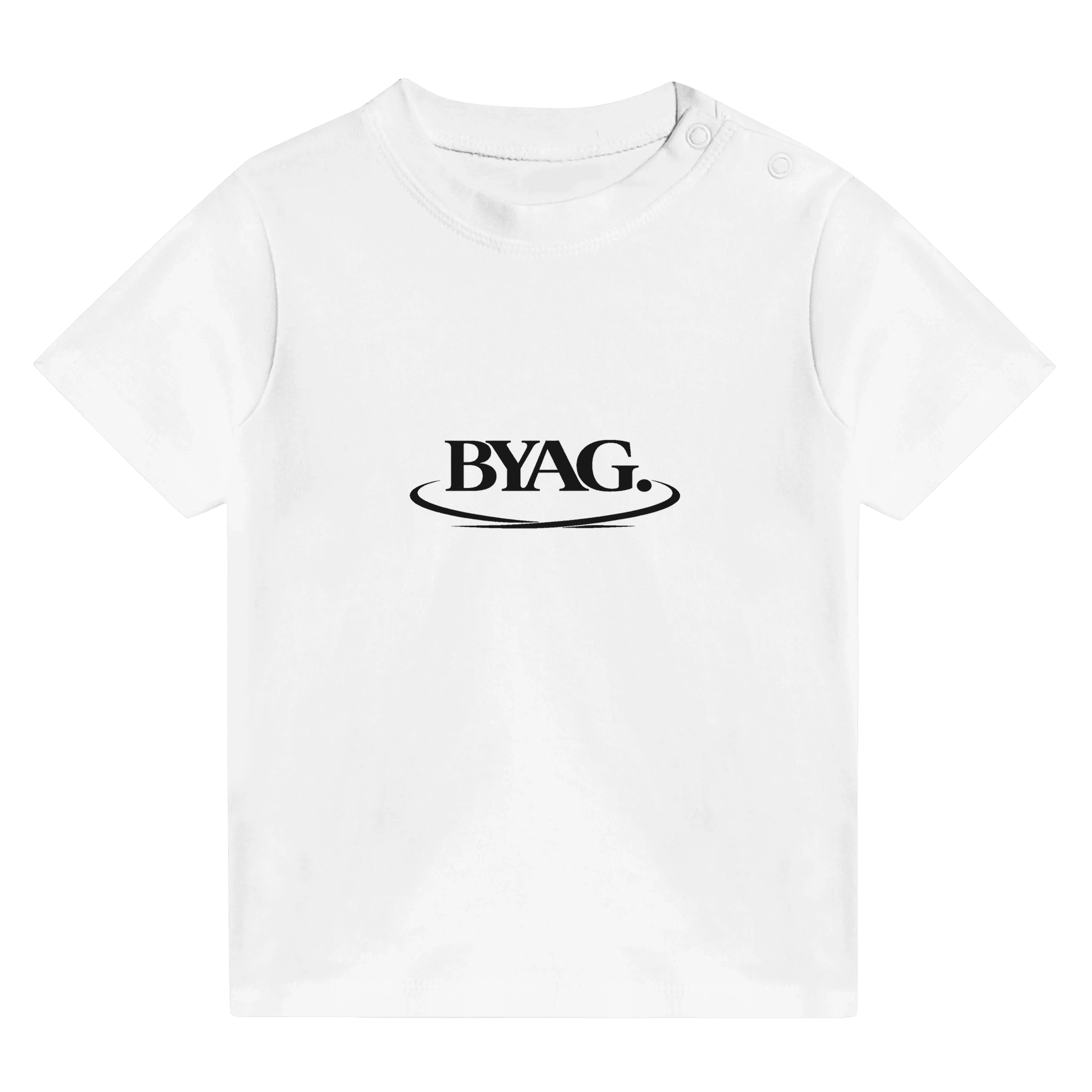 BYAG. Baby Cotton T-Shirt – White - BYAG.DEPrint MaterialBYAG.DEBYAG.DE#original_value#12M