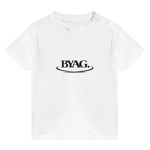 BYAG. Baby Cotton T-Shirt – White - BYAG.DEPrint MaterialBYAG.DEBYAG.DE#original_value#12M