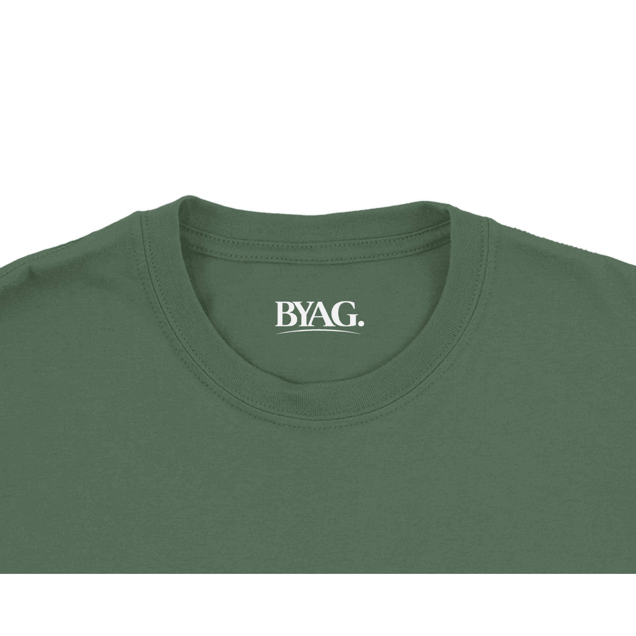 BYAG. Everyday Crewneck T-Shirt – Green - BYAG.DEPrint MaterialBYAG.DEBYAG.DE#original_value#S