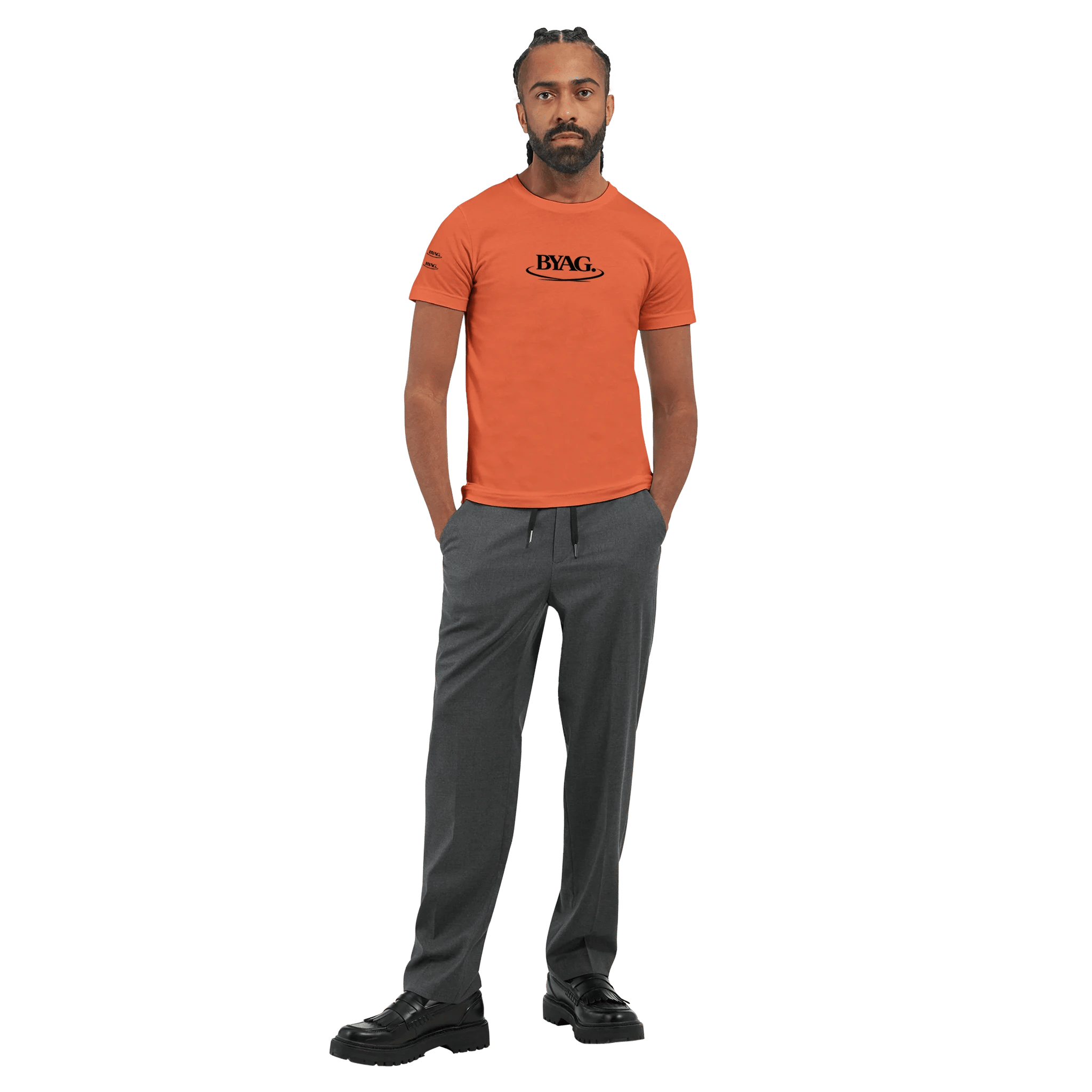 BYAG. Signature Crewneck – Coral - BYAG.DEPrint MaterialBYAG.DEBYAG.DE#original_value#