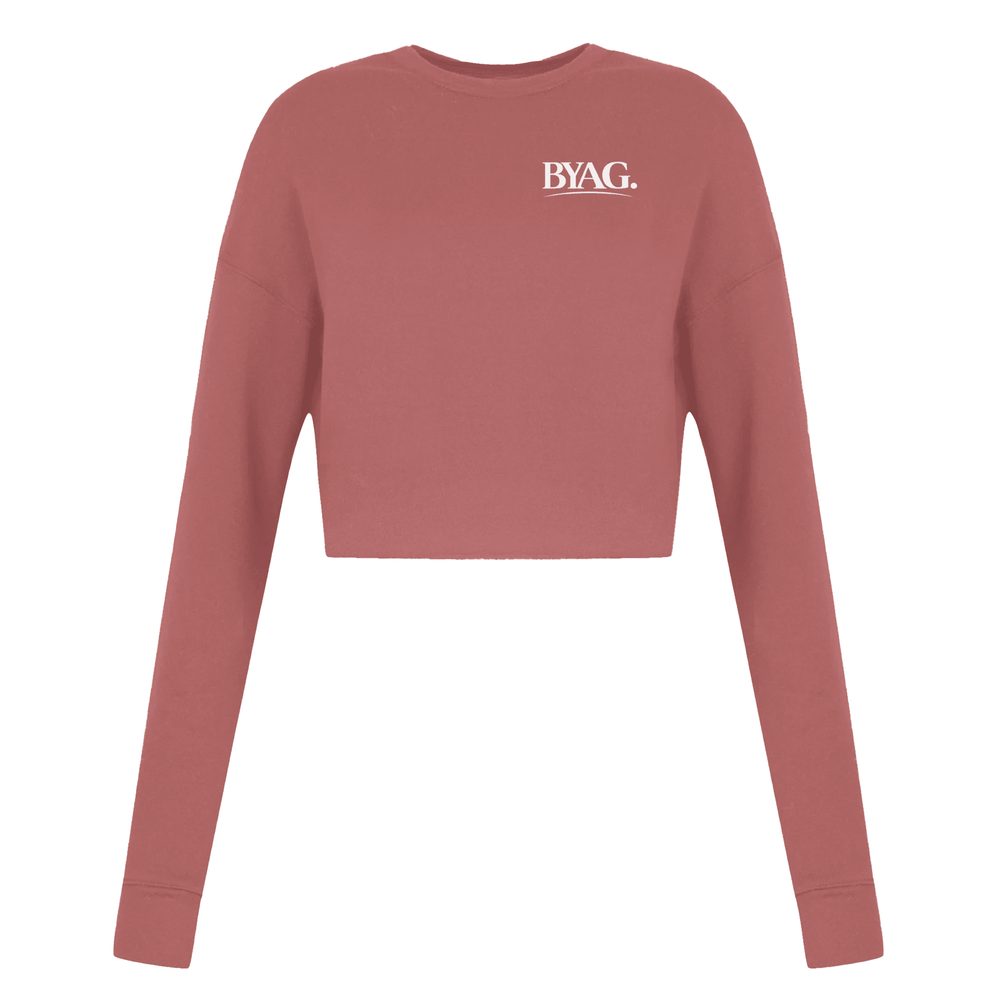 BYAG. Everyday Cropped Sweatshirt – Dusty Rose - BYAG.DEPrint MaterialBYAG.DEBYAG.DE#original_value#S