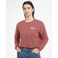 BYAG. Everyday Cropped Sweatshirt – Altrosa – Ansicht 4