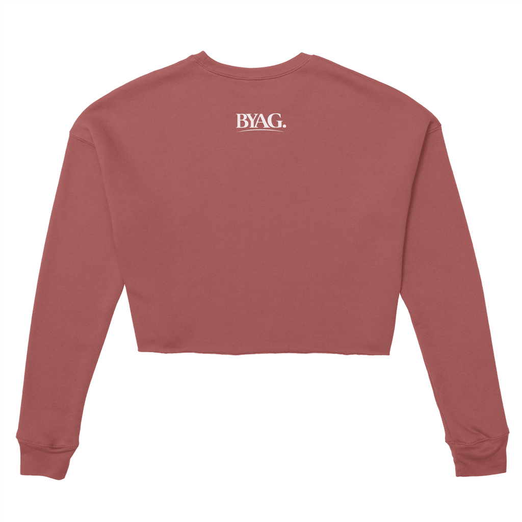 BYAG. Everyday Cropped Sweatshirt – Dusty Rose - BYAG.DEPrint MaterialBYAG.DEBYAG.DE#original_value#S