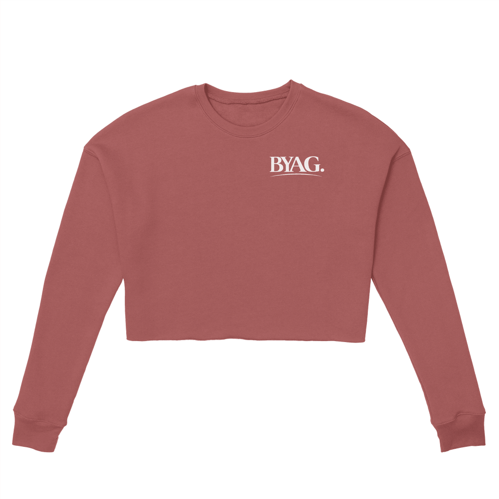 BYAG. Everyday Cropped Sweatshirt – Dusty Rose - BYAG.DEPrint MaterialBYAG.DEBYAG.DE#original_value#S