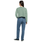 BYAG. Everyday Cropped Sweatshirt – Dusty Blue - BYAG.DEPrint MaterialBYAG.DEBYAG.DE#original_value#S