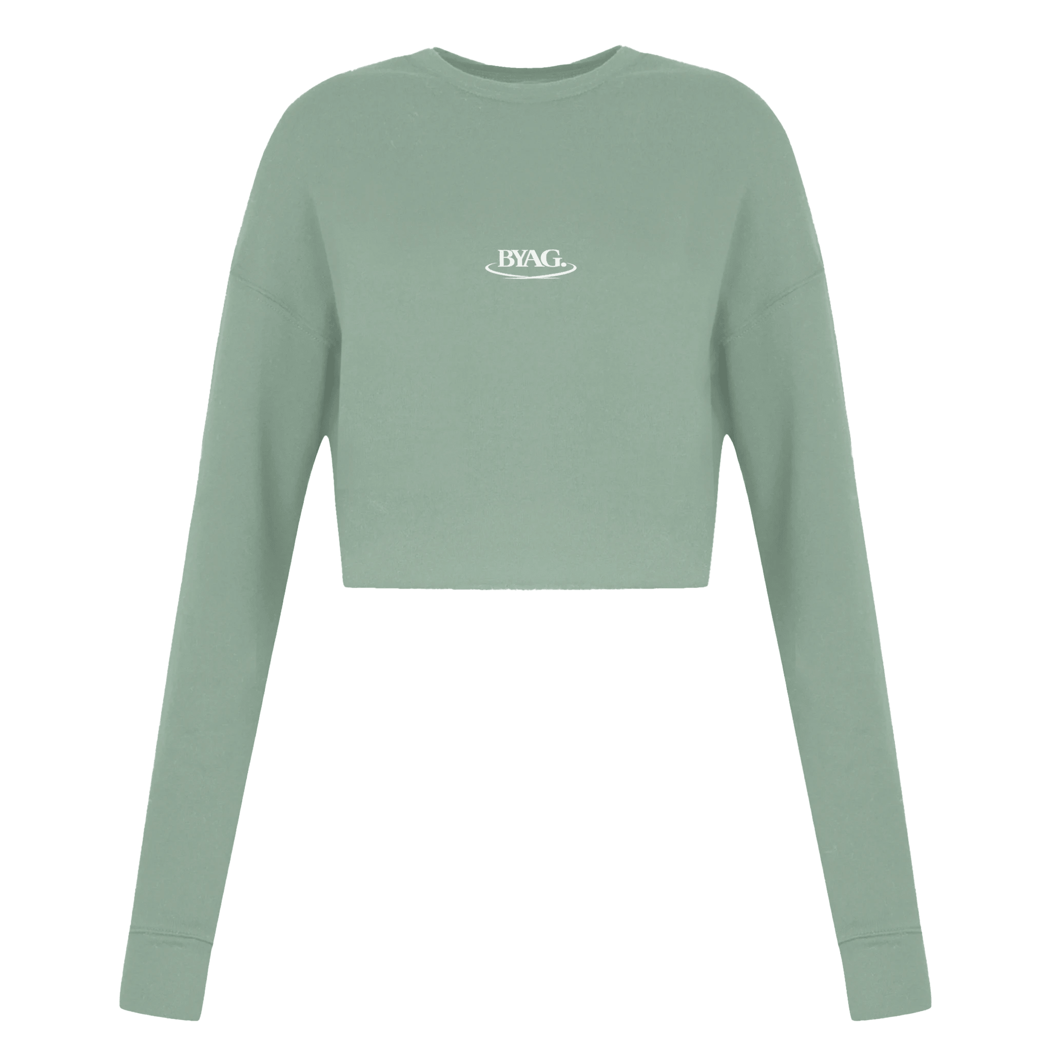 BYAG. Everyday Cropped Sweatshirt – Dusty Blue - BYAG.DEPrint MaterialBYAG.DEBYAG.DE#original_value#S