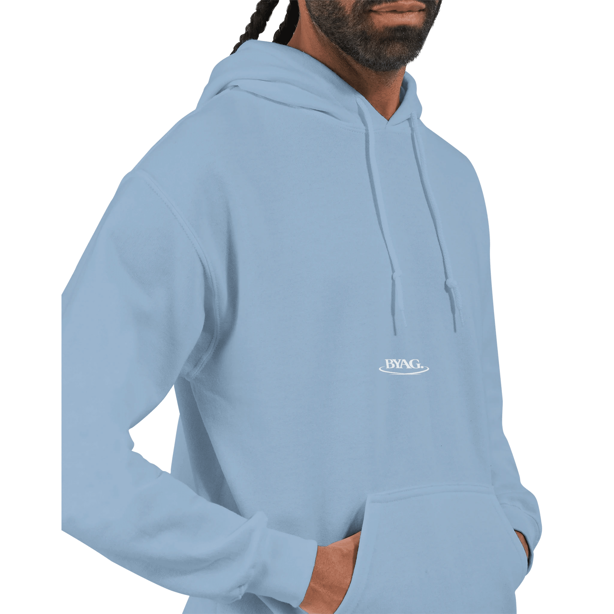 BYAG. Signature Hoodie – Soft Blue - product image 3