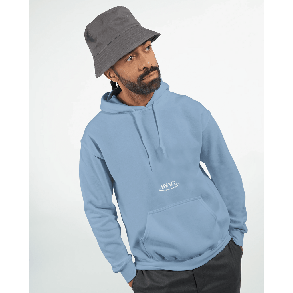 BYAG. Signature Hoodie – Soft Blue