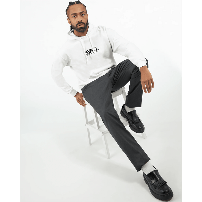BYAG. Hoodie Signature - White