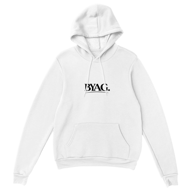 BYAG. Everyday Signature Hoodie – White