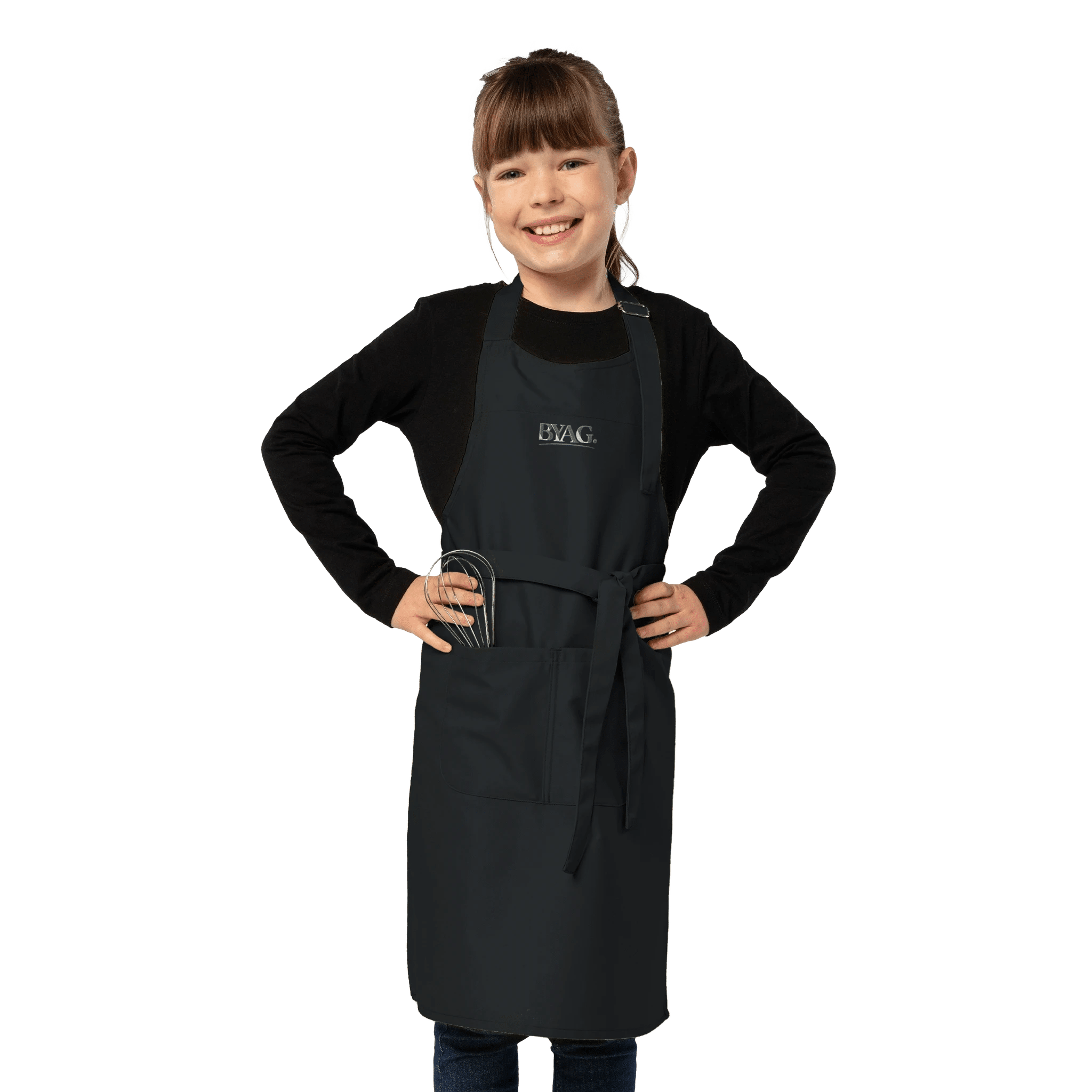 BYAG. Kids Apron with Pocket – Black - BYAG.DEPrint MaterialBYAG.DEBYAG.DE#original_value#Default Title