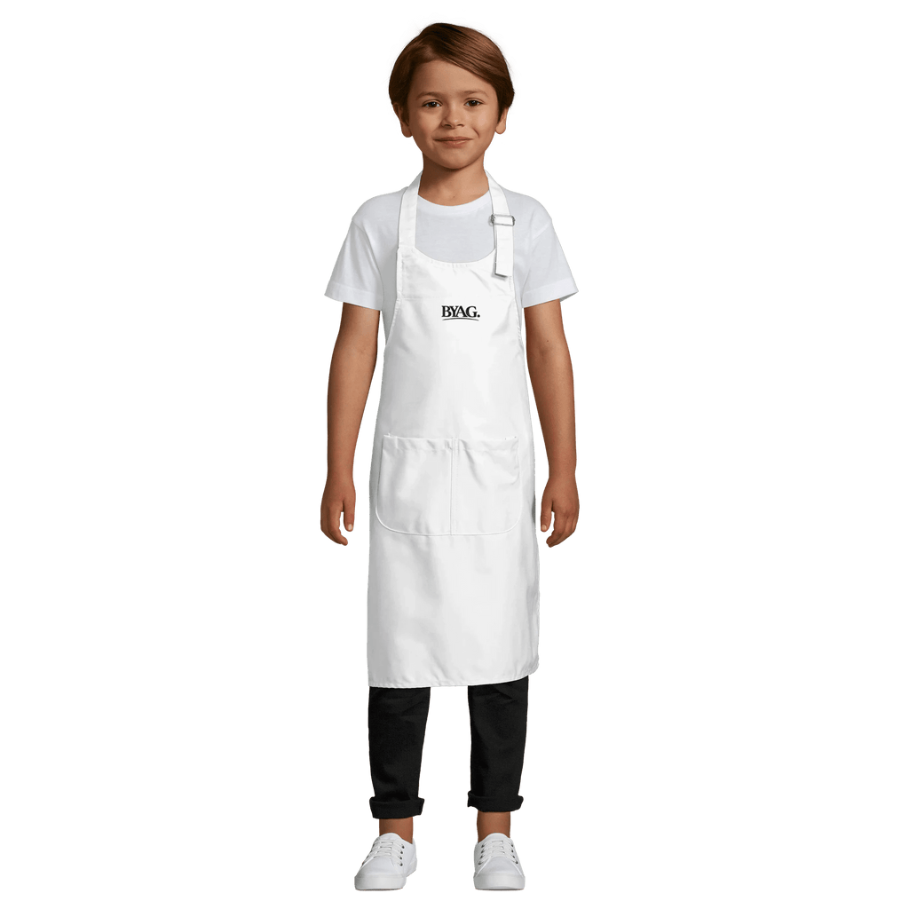 BYAG. Kids Apron with Pocket – White - BYAG.DEPrint MaterialBYAG.DEBYAG.DE#original_value#Default Title