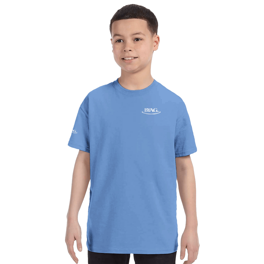 BYAG. Kids Everyday T-Shirt – Blue - BYAG.DEPrint MaterialBYAG.DEBYAG.DE#original_value#S