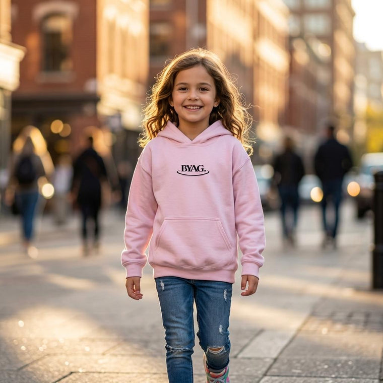 BYAG. Kids Everyday Hoodie – Pink
