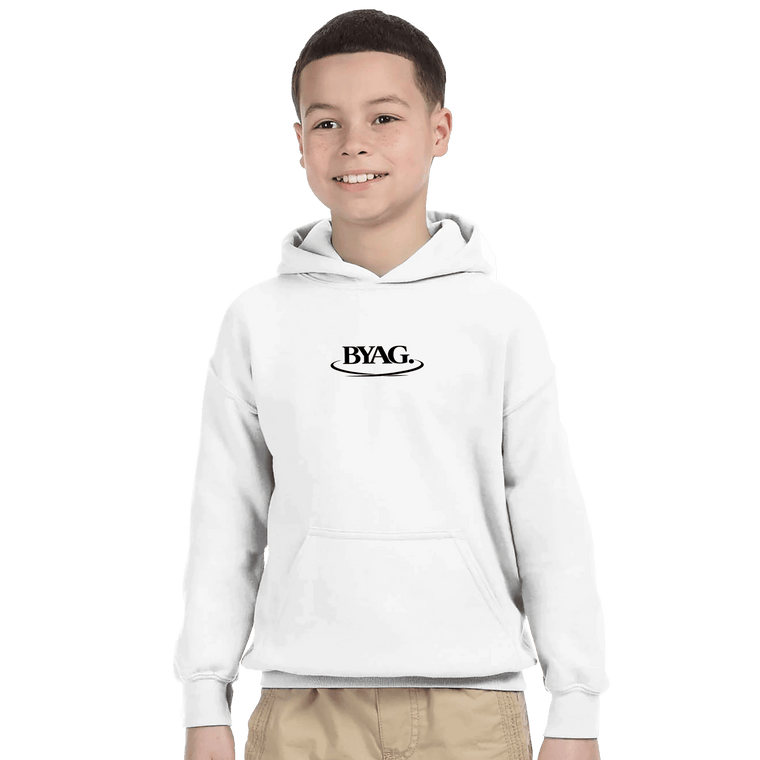 BYAG. Kids Everyday Hoodie – White
