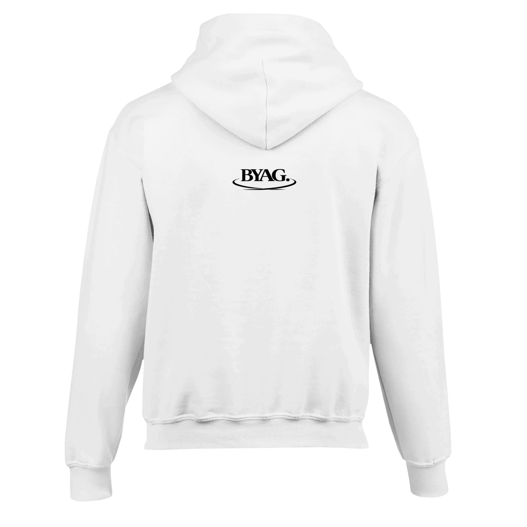 BYAG. Kids Everyday Hoodie – White - BYAG.DEPrint MaterialBYAG.DEBYAG.DE#original_value#XS