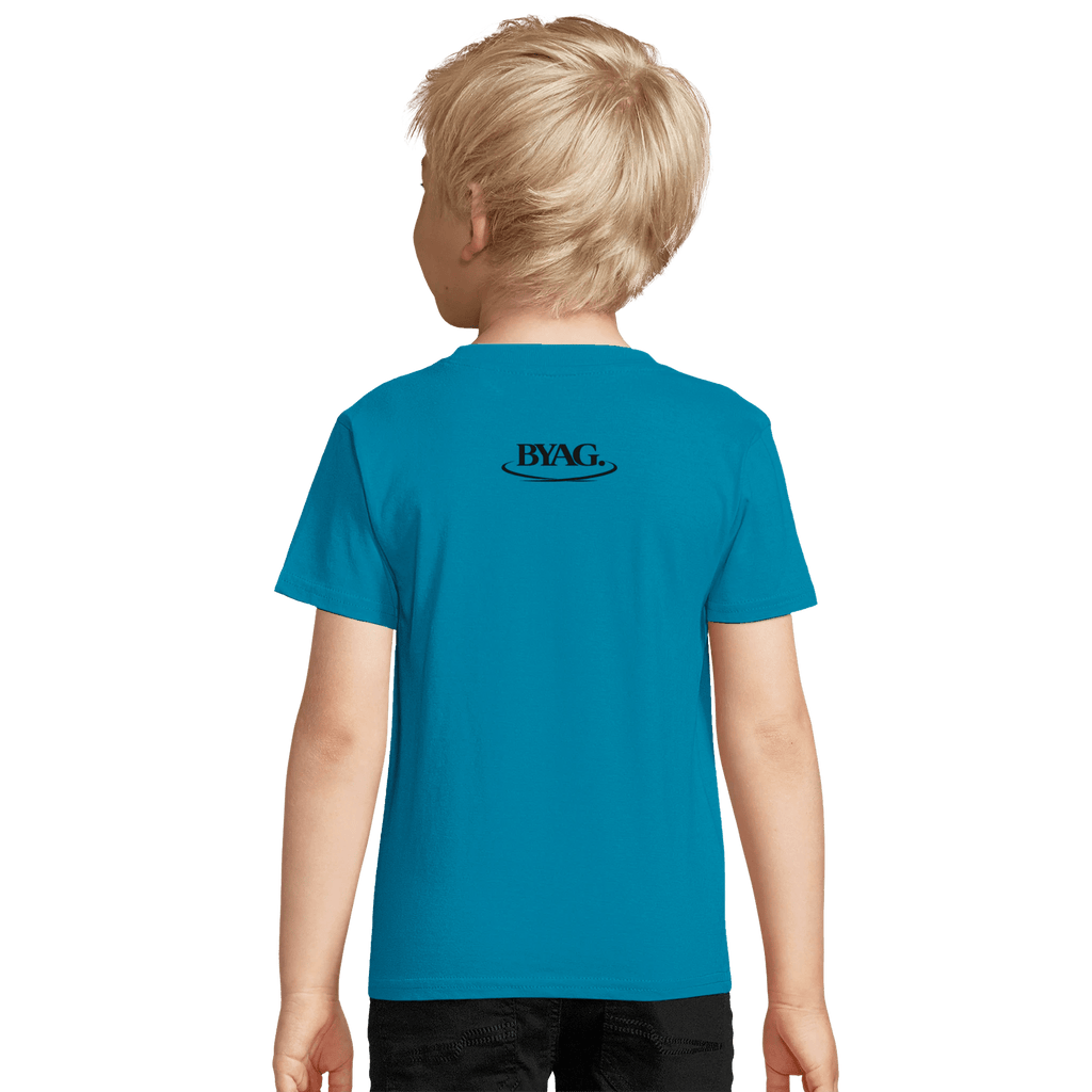 BYAG. Kids Organic T-Shirt – Aqua - BYAG.DEPrint MaterialBYAG.DEBYAG.DE#original_value#2Y