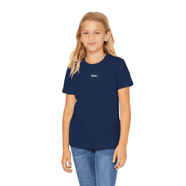 BYAG. Kids Premium T-Shirt – Blue
