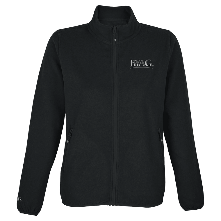 BYAG. Core Full Zip Microfleece – Black