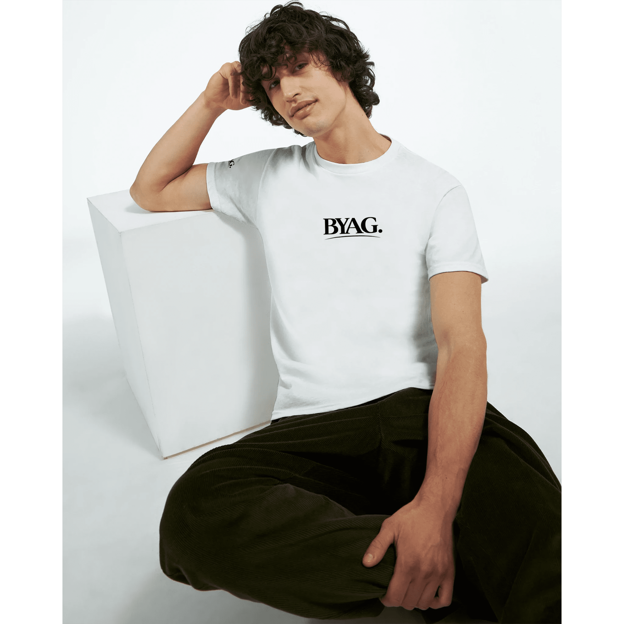 BYAG. Everyday T-shirt – White - BYAG.DEPrint MaterialBYAG.DEBYAG.DE#original_value#S