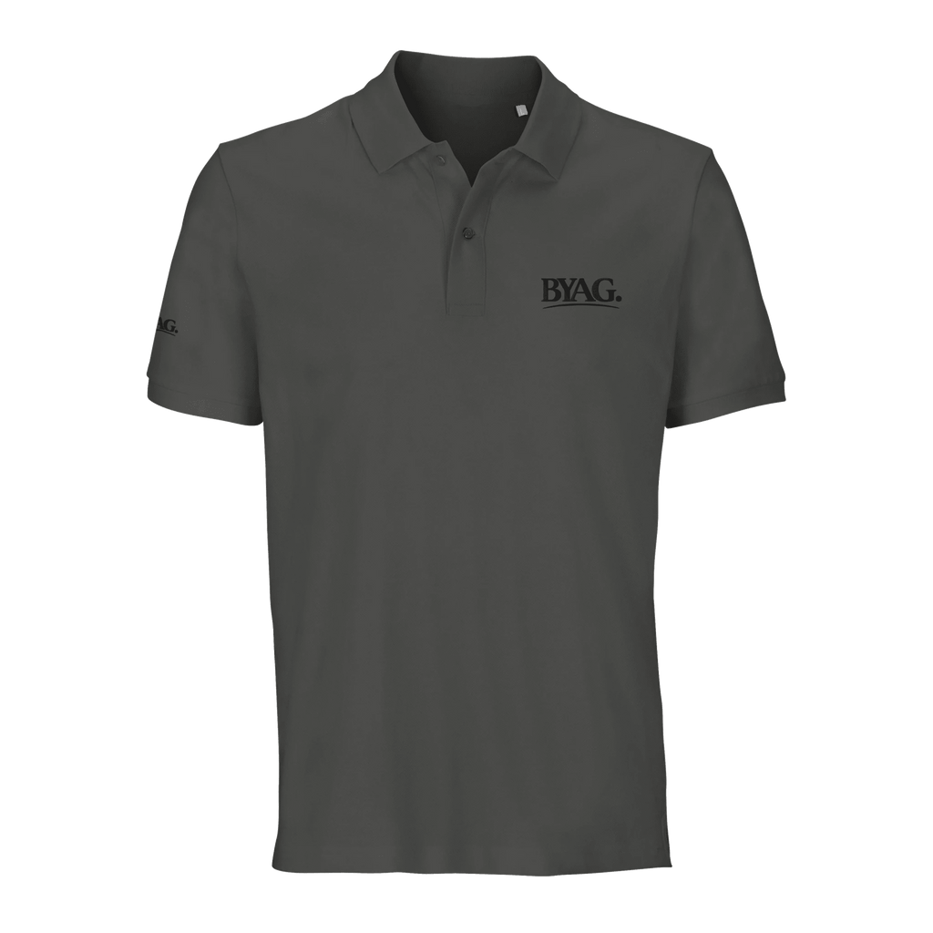 BYAG. Organic Polo Shirt – Grey - BYAG.DEPrint MaterialBYAG.DEBYAG.DE#original_value#XXS
