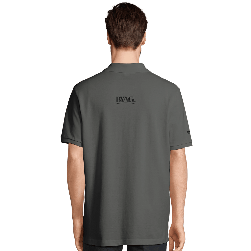 BYAG. Organic Polo Shirt – Grey - BYAG.DEPrint MaterialBYAG.DEBYAG.DE#original_value#XXS