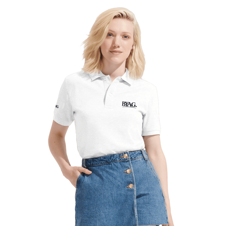 BYAG. Organic Polo Shirt – White
