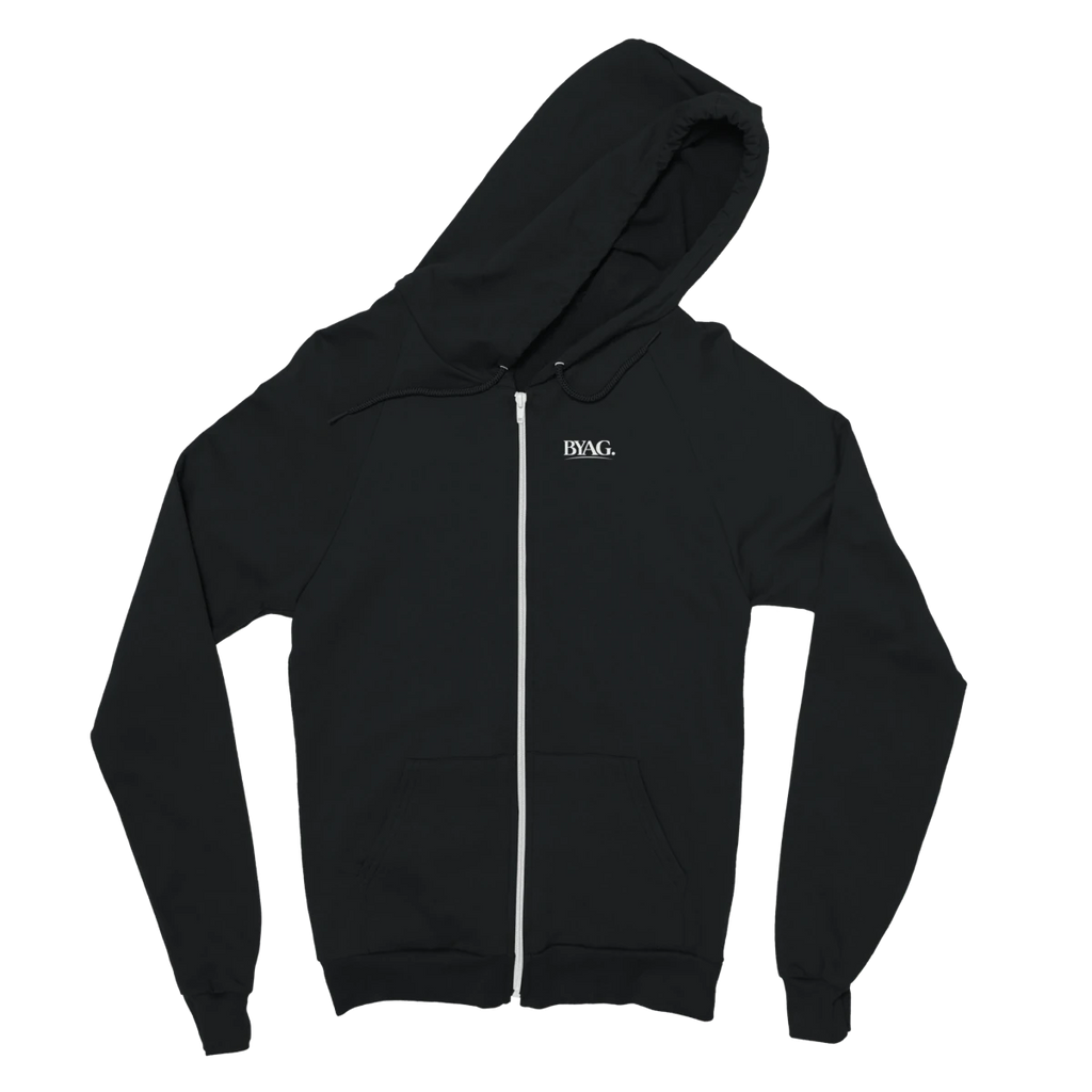 BYAG. Organic Zip Hoodie – Black - BYAG.DEPrint MaterialBYAG.DEBYAG.DE#original_value#S